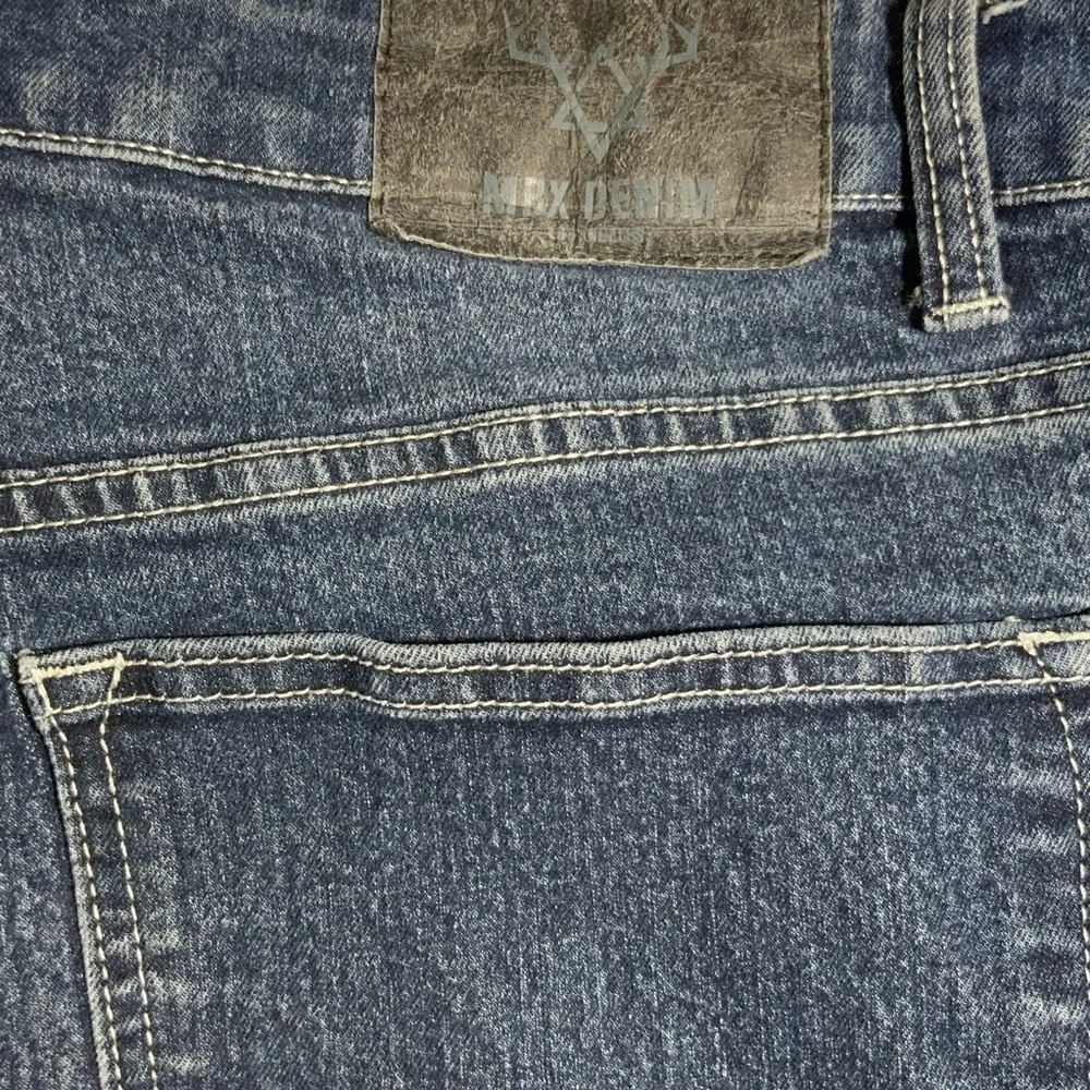MBX Denim Dark Wash Men’s Jeans 36x32 Stretch Straight